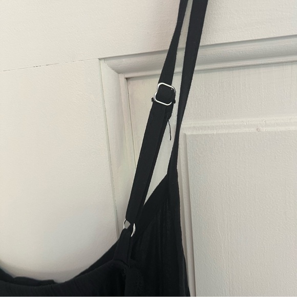 Pink Rose black flowy dress - Picture 7 of 8